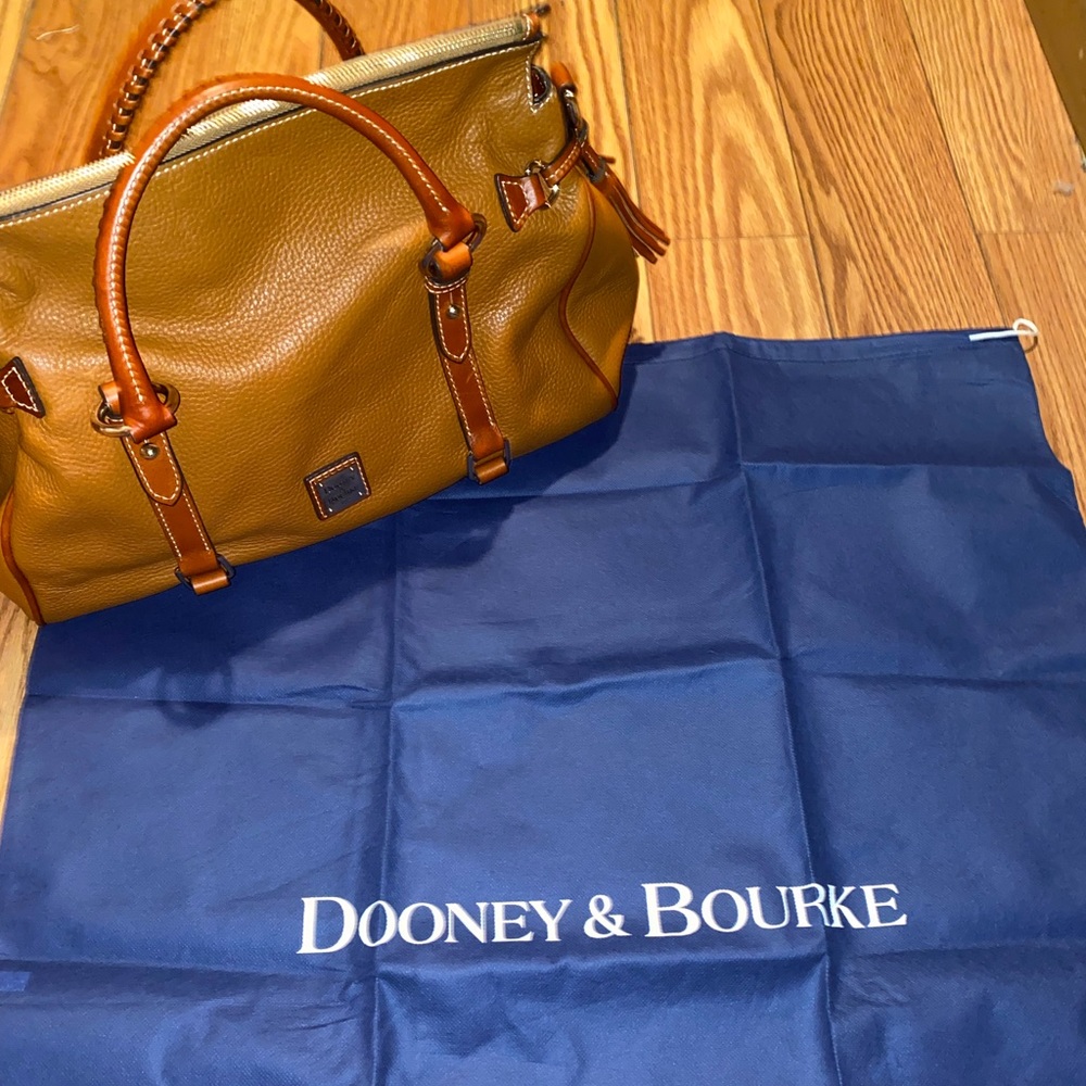 Caramel Dooney & Bourke Medium Satchel